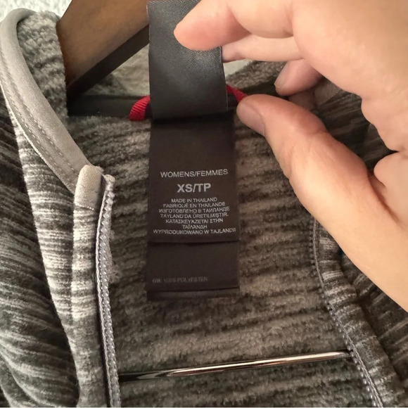 THE NORTH FACE Heather Polartec Fleece Full Zip Long Sleeve Jacket Size XS Fall - Picture 7 of 11